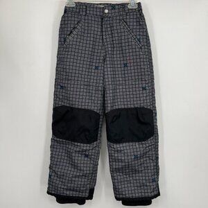 Cherokee Snow ski Pants Youth medium 8 10 grey black outerwear